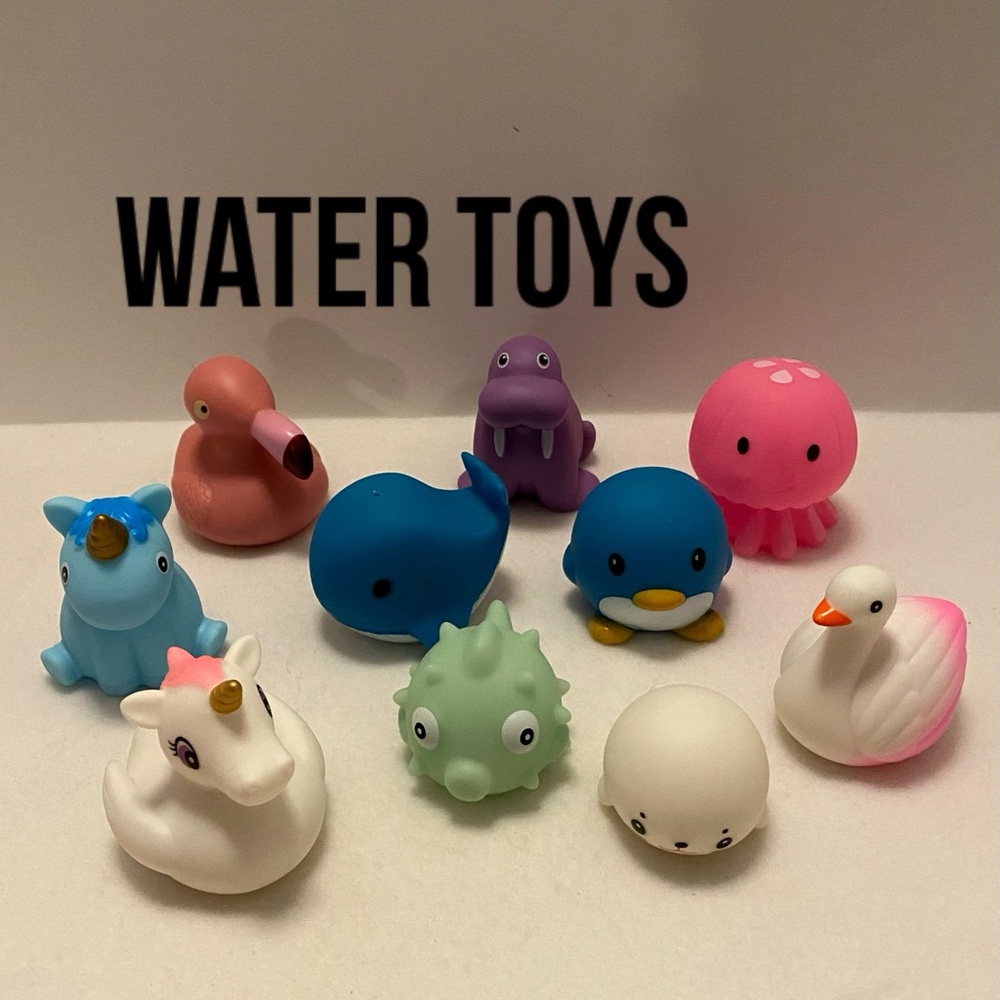 Colorful Animal Bath Toys